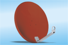 PARABOLA TRIAX 56 ROSSA