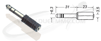 SP JACK6.3 ST/PR JACK3.5 ST