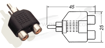 SPINA RCA/2 PRESE RCA