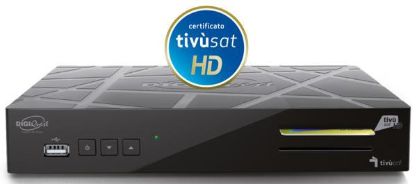 TIVUSAT DIGIQUEST 6996 PVR + CARTA TIVUSAT ORO