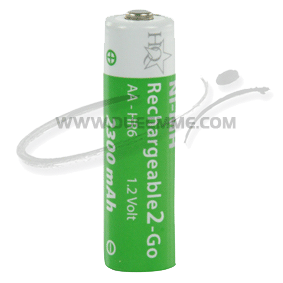 BATTERIE RICARICABILI R2U AA NIMH 1.2 V 2300 MAH