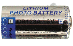 BATTERIA 123A LITIO