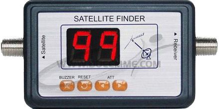 SATELLITE FINDER A LED