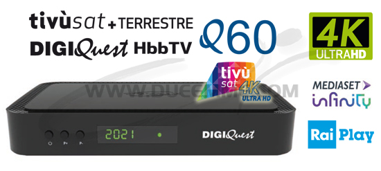 DECODER TIVUSAT Q60 HD 4K