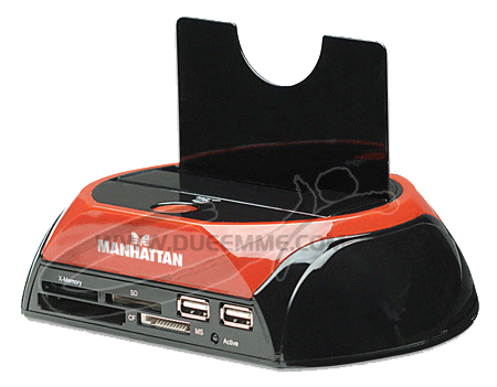 DOCKING STATION USB2/ESATA CON LETTORE DI MEMORIE