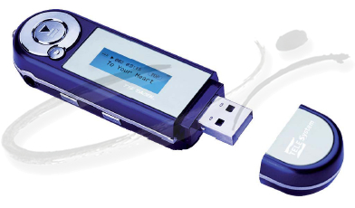 TELESYSTEM TS512BL - MP3 Player and Voice Recorder 