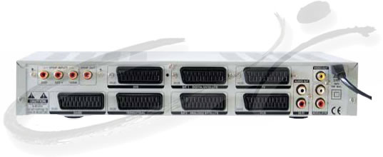 Multiscart DIGIQUEST – Selettore Automatico Audio Video Con 3 Ingressi SCART E Uscita RCA