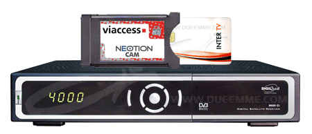 RTV International + Cam Viaccess + decoder Digiquest 8600