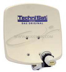 KIT Antenna parabolica offset da 45cm in Alluminio