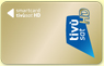 SMART CARD UFFICIALE TIVUSAT ORO SD+HD+UHD 4K            