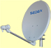 SEDEA 
PARABOLA 
60 CM 
ACCIAIO 
LNB COMPRESO 