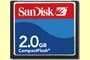 COMPACT FLASH CARD   2 GB