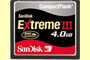 COMPACT FLASH 4 GB EXTREME III