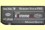 MEMORY STICK 1 GB   PRO EXTREME III