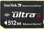 MEMORY STICK DUO 512 MB   PRO ULTRA II