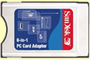 PC-CARD ADAPTER PCMCIA   6 IN 1